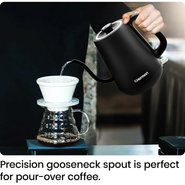 Gooseneck Electric Kettle Rapid Boil Auto Shut-Off