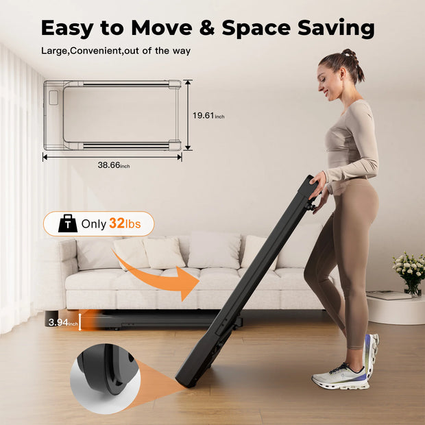 2.5HP Walking Pad Treadmill for Home