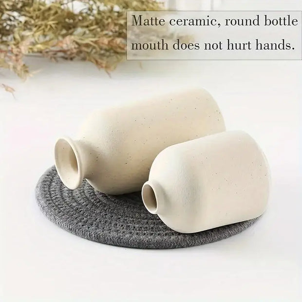 3PCS Bohemian Ceramic Vase Set