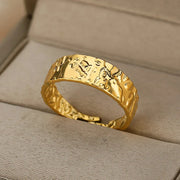 Heart Zircon 18K Gold plated Bridal Rings