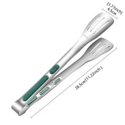 Stainless Steel BBQ Grill Food Kitchen Tongs