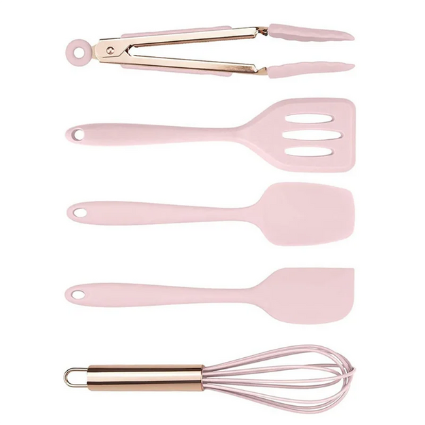 Silicone Cooking Utensil Set for Nonstick Cookware