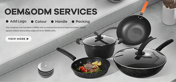 Die Cast Aluminum Nonstick Granite Cookware Set