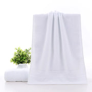 2PCS Large Cotton White Bath Towels