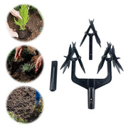 2 in 1 Garden Soil Scarifier Rotary Cultivator Tool