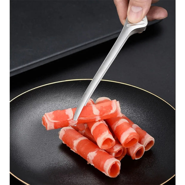 304 Stainless Steel Long Handle BBQ Tongs