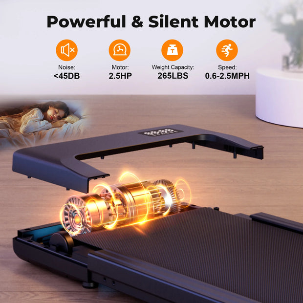 2.5HP Walking Pad Treadmill for Home