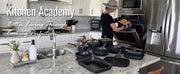 17-Piece Nonstick Cookware Set – Black Granite Induction Pots & Pans