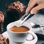 Stainless Steel Ice Cube Tongs – Durable Kitchen Clip for Ice, Sugar, Snacks