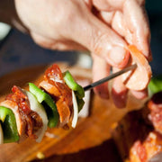 20‑Piece Stainless Steel BBQ Skewers
