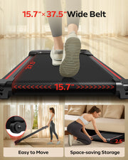 Electric home treadmill for cardio training use.