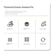 Korean Gold Stainless Steel Single Hot Pot