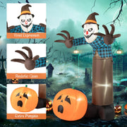 7 FT Halloween Inflatable Haunted Scarecrow