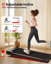 Electric home treadmill for cardio training use.