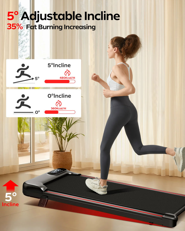 Electric home treadmill for cardio training use.
