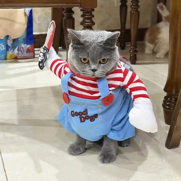 Funny Cat & Dog Halloween Costume