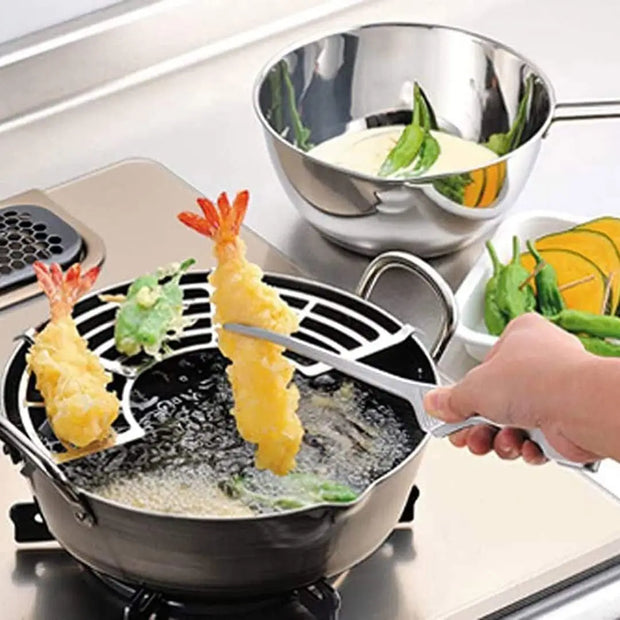 Stainless Steel Anti-Slip BBQ Tongs