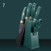 Professional 7-Piece Stainless Steel Kitchen Knife Set