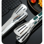 Stainless Steel BBQ Grill Food Kitchen Tongs