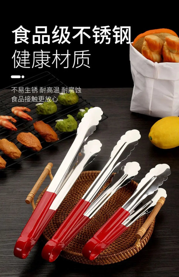 Stainless Steel Long Multi-Purpose Food Tongs