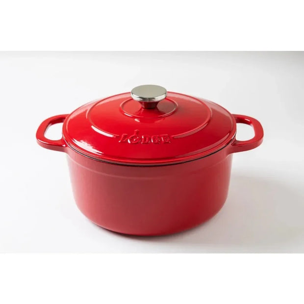Lodge 5.5 Quart Enameled Cast Iron Dutch Oven