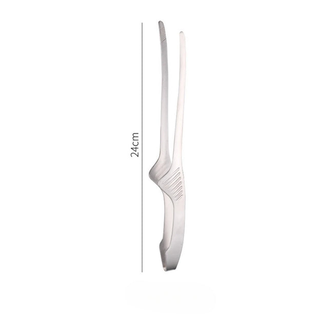 304 Stainless Steel Long Handle BBQ Tongs