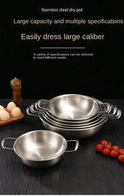 Korean Gold Stainless Steel Single Hot Pot