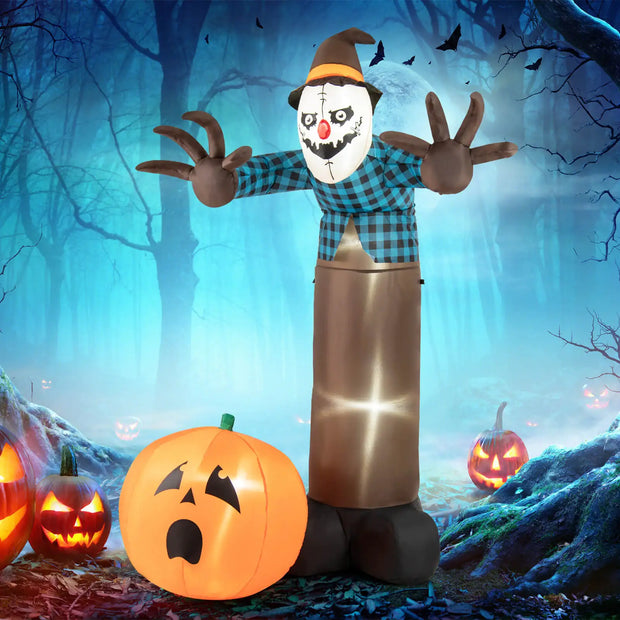 7 FT Halloween Inflatable Haunted Scarecrow