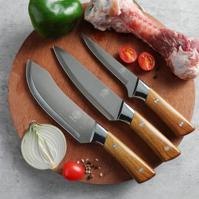 3-Piece Stainless Steel Knife Set