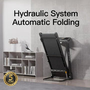 3.0HP Foldable Incline Treadmill with Sensors