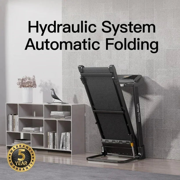 3.0HP Foldable Incline Treadmill with Sensors
