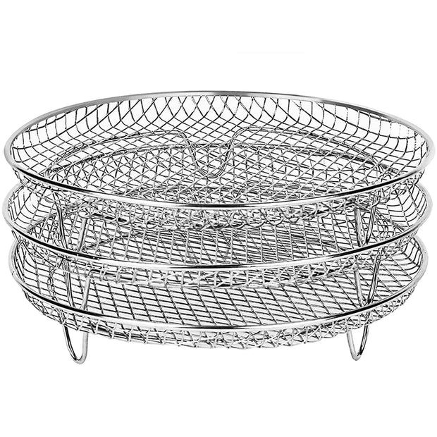 3-Piece Stackable Air Fryer Rack Set