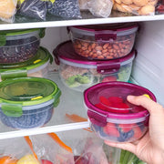 Microwave-Safe Transparent Food Storage Lunch Box