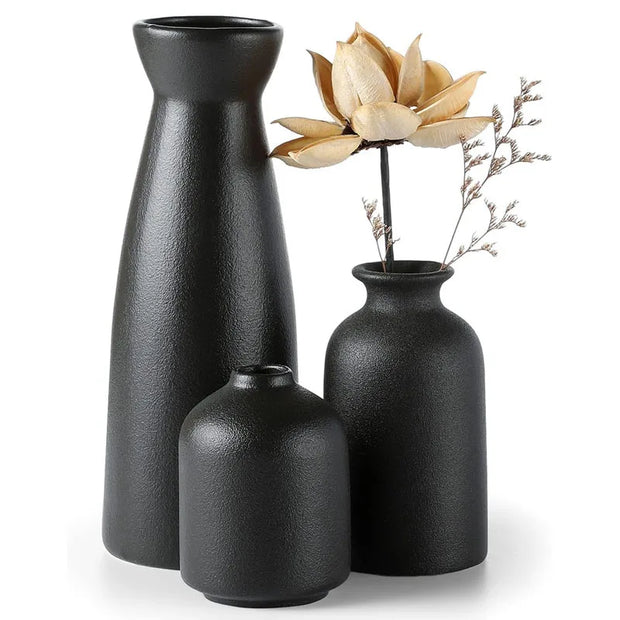3PCS Bohemian Ceramic Vase Set