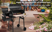 Charcoal Grill with Offset Smoker