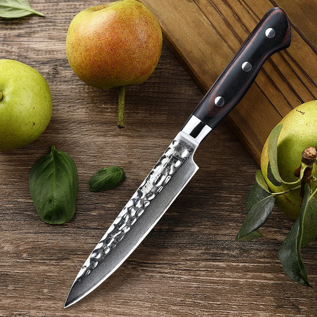Damascus Steel 5-Inch Utility Knife