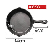 Cast Iron Non-Stick Skillet Pan for Gas & Induction
