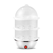 Portable Electric Egg Boiler – 3-Layer Mini Steamer