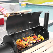 Charcoal Grill with Offset Smoker