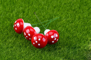 50Pcs Mini Red Foam Mushrooms
