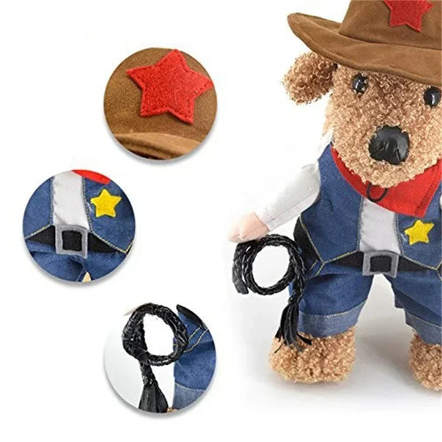Funny Pet Cowboy Costume