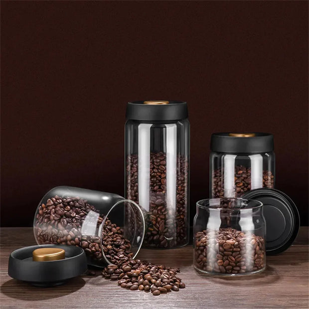 Vacuum Sealed Glass Storage Jar
