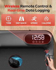 Electric home treadmill for cardio training use.