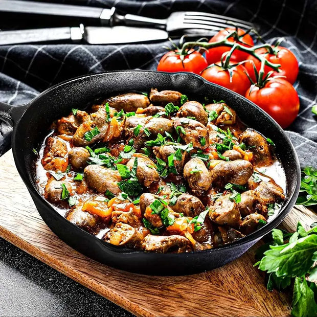 3-Piece Cast Iron Nonstick Frying Pan Set