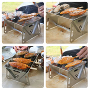 Portable Windproof Collapsible Camping BBQ Stove