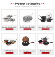 Die Cast Aluminum Nonstick Granite Cookware Set