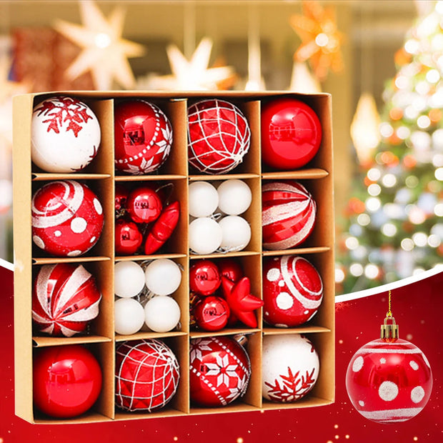 42 Pcs 6 cm Christmas Ball Ornaments