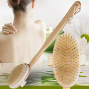 Detachable Wooden Bath Brush Set
