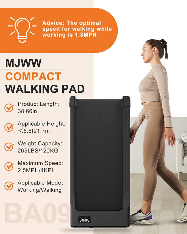2.5HP Walking Pad Treadmill for Home