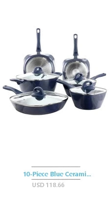 12-Piece Nonstick Ceramic Aluminum Cookware Set